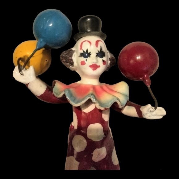 Vintage Mexican Folk Art Clown - Picture 2 of 3